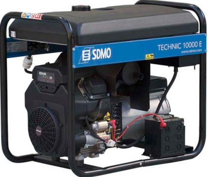Бензиновая электростанция SDMO TECHNIC 10000 E в аренду Энгельсе — «Стройка-Аренда»