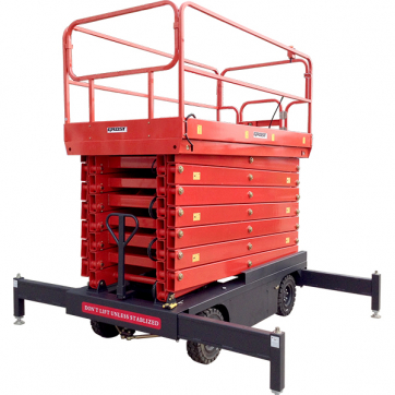 Ножничный подъемник с электроподъемом и аккумулятором GROST Tower 0.5-7 (DC/AC) купить Энгельсе — «Стройка-Аренда»